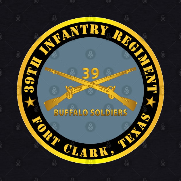 39th Infantry Regiment - Buffalo Soldiers - Fort Clark, TX w Inf Branch by twix123844